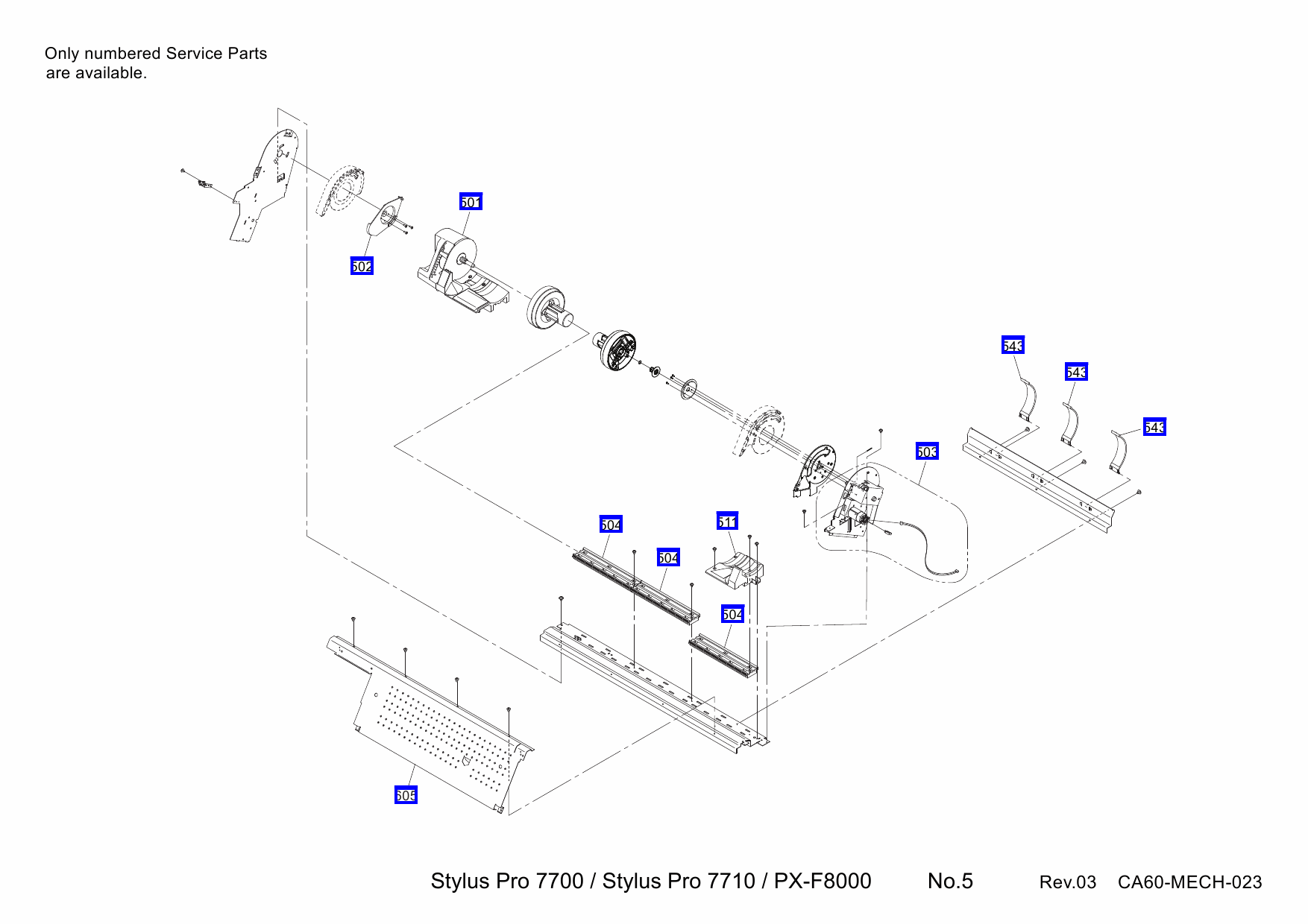 EPSON StylusPro 7700 7710 Parts Manual-6 EPSON StylusPro 7700 7710 Parts Manual-6